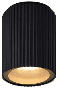 Nordlux - Kültéri mennyezeti lámpa KYKLOP 1xGU10/15W/230V IP54 fekete