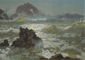 Dekoratív fotótapéta Flizelin a hálószobába Viharos tenger 208x146