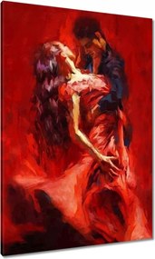 Vászonkép 70x100 Forró tánc Nő