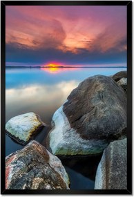 Poszterek keretben 40x60 Kilátás Tájkép