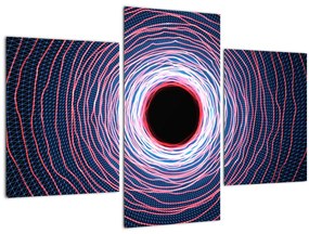 A kör absztrakció képe (90x60 cm)