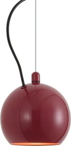 Design függőlámpa piros 1 fázisú sínrendszerhez - Slimline Sara