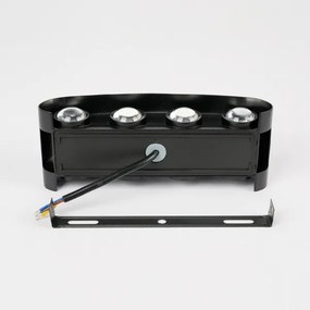 Brilagi - LED kültéri fali lámpatest FLAREBOX LED/8W/230V fekete IP65