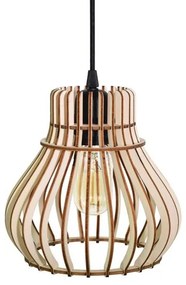 Csillár zsinóron BARREL 1xE27/24W/230V átmérő 20 cm