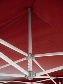 Party sátor 8 × 4 m PROFI HEXA, Fekete