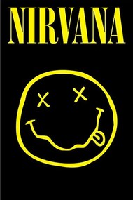 Plakát Nirvana - Smiley, (61 x 91.5 cm)