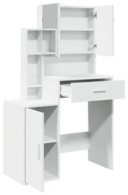 fehér fésülködőasztal szekrénnyel 80 x 35 x 132 cm