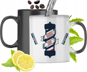 Mágikus Bögre Fodrásznak Színváltós, fényképes nyomattal