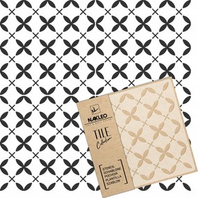 Festősablon Csempe Csempék Többször felhasználható 60x60cm Geometrikus Miraflores