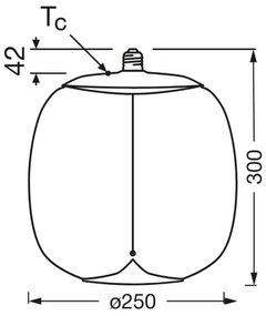 LED Izzó VINTAGE FILAMENT E27/4W/230V 2700K füstszínű - Osram