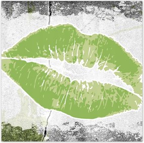 Poszterek 140x140 Lány szája Ajkak