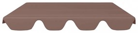 barna csere ponyva kerti hintaágyhoz 150/130 x 105/70 cm