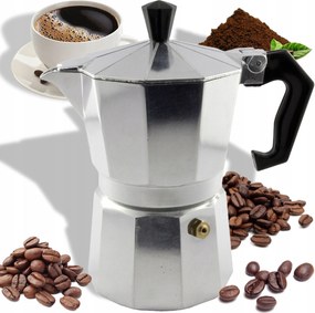 Alumínium Kávéfőző Eszpresszó Kávéfőző 600ML Gáz Főzőlap