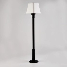 POLUX 312280 GIZA Modern Kültéri Állólámpa Fehér, Matt Fekete E27 IP44