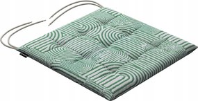 Károly székpárna 40x40 menta-ecru