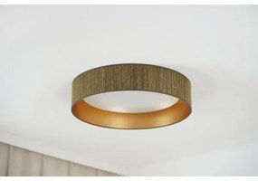 Brilagi - VEGAS SHINE LED/24W/230V fényerőszabályozható világítótest, barna/arany + távirányító