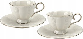 2 db 220 ml-es csésze csészealj szett