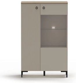Vitrin Demandaron 2 (taupe + silverjack tölgy) . 1116816