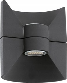 Kültéri lámpa Kerti fali lámpa Eglo szürke integrált Led fényforrás 2.5W