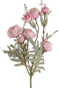 Hamvas rózsa ág, 56cm magas - Rózsaszín