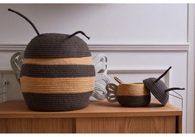 Textil játéktároló kosár ø 30x32 cm Mama Bee – Lorena Canals
