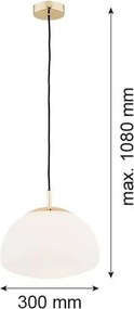 ARGON 4316 TRINI Egyágú Függesztett Lámpa Fém E27 IP20