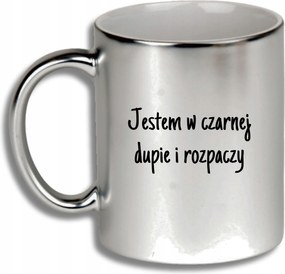 Ezüst Bögre Ajándék Különböző Alkalmakra Fekete D****