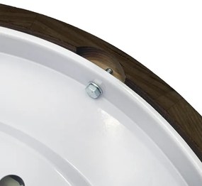 Brilagi - Mennyezeti lámpa CARVALHO SMOKEY 2xE27/60W/230V tölgy, átm. 37,5 cm