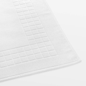 Goldea frottír fürdőszobai szőnyeg mozaika – fehér 50 x 70 cm