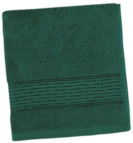 Kamilla Stripe törölköző, sötétzöld, 50 x 100 cm