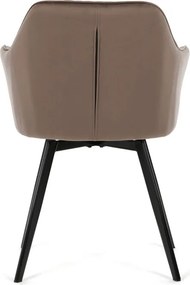 Étkezőszék barna bársony DCH-425 BR4