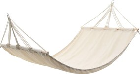 vidaXL Krém 210 x 150 cm függőágy rúddal