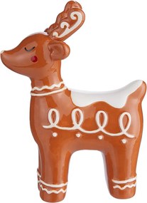 SWEET X-MAS kerámia szarvas 12x16cm