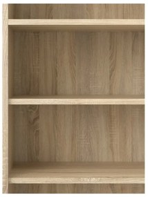 Natúr színű moduláris könyvespolc tölgyfa dekorral 89x222 cm Prima – Tvilum