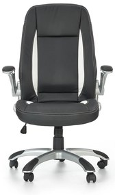 Saturn irodai fotel, fekete / fehér