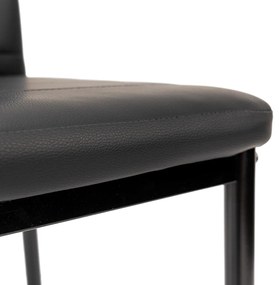 Tino NOVA Étkezőszék, fekete színben