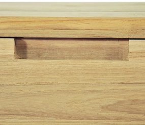 tömör tíkfa TV-szekrény 120 x 35 x 35 cm