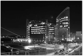 Poszterek 155x105 A felhőkarcolók szépen világítanak