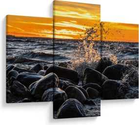 A tenger hullámai képe (90x60 cm)