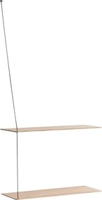Polc "Stedge", 60 x 22 cm, 4 változat- Woud variáns: világos tölgyfa