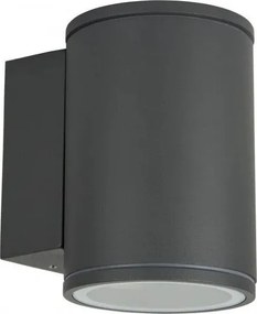 Kültéri kerti fali lámpa sötétszürke kerek IP54 Su-ma