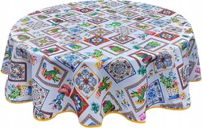Abrosz Foltálló Kerti Kerek Asztal Dekorációs Kör 160cm Minták