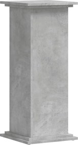 vidaXL betonszürke szerelt fa növényállvány 33 x 33 x 80 cm