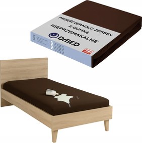 Gumis lepedő 100x200 Vízhatlan Vízálló hátlap Barna