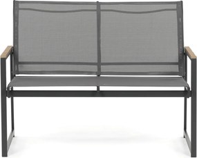 Kerti bútor garnitúra, hálós kivitel, szürke, AZS-S1212 GREY