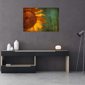 Kép - napraforgó (90x60 cm)