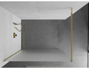 Mexen Kioto zuhanyparaván 110x200 cm 8 mm, arany profil, üveg fagyhatás, 800-110-101-50-30