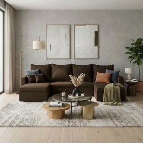 MONDO-U ággyá alakítható sarokkanapé Barna