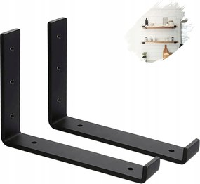 Polctartó Konzolok 2 Db L Fa Nehéz Polctartók 25CM Univerzális