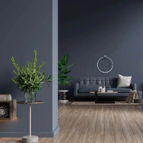 LED Mennyezeti lámpa NOEMI LED/20W/230V 4000K átm. 50 cm matt króm